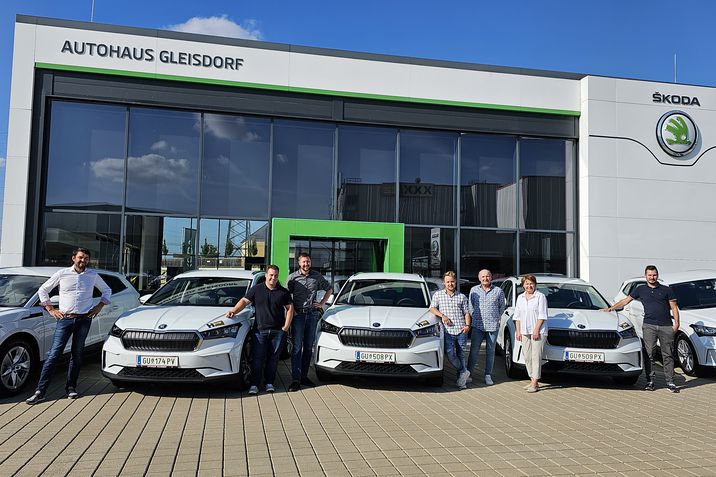 Fuhrparkübergabe Vinzenz Harrer GmbH